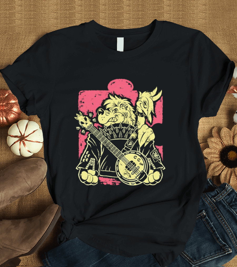 Banjo Kazooie Bluegrass Punk Energy Banjo Bear And Bird T-Shirt