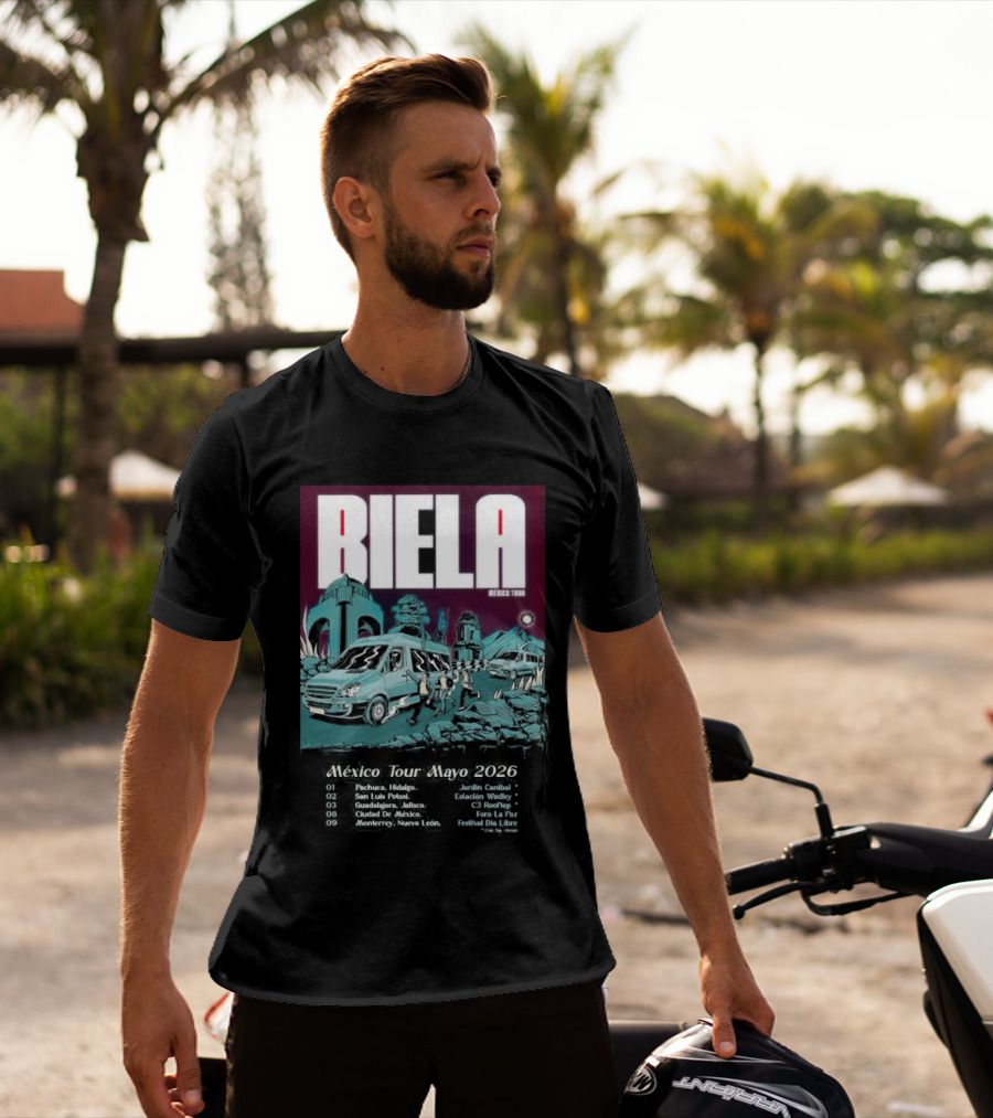 Biela Mexico Tour Mayo 2026 Monterrey Guadalajara Ciudad De Mexico T-Shirt