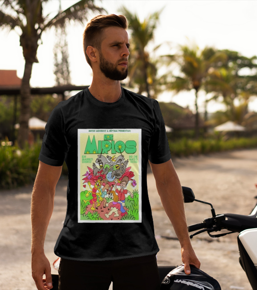 Mister Midnight Y Réptima Presentan Los Mirlos En Marko Disko Tijuana Mayo 30 2026 T-Shirt