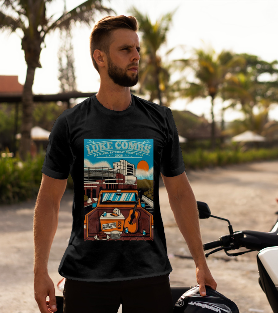 Luke Combs My Kinda Saturday Night Tour 2026 Neyland Stadium Knoxville TN May 02 T-Shirt