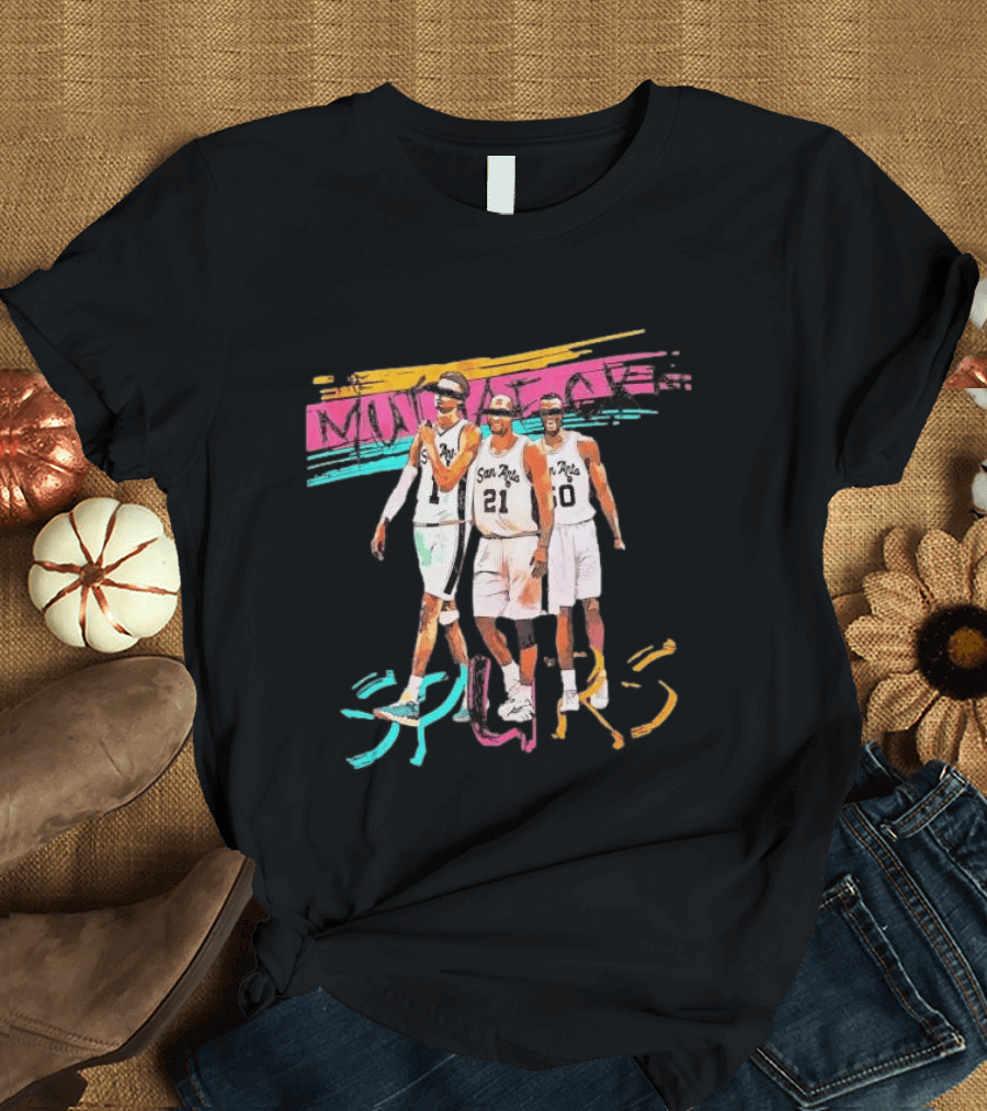 Muthafuckin San Antonio Spurs 2026 Retro Basketball Legends T-Shirt