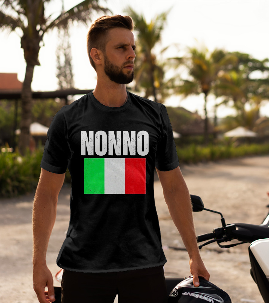 Nonno Italian Flag Patriotic Italy Heritage T-Shirt