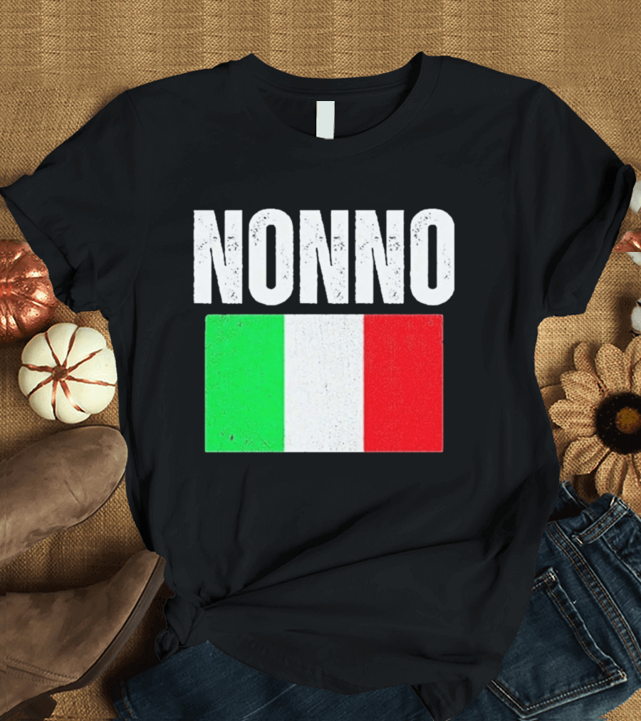 Nonno Italian Flag Patriotic Italy Heritage T-Shirt