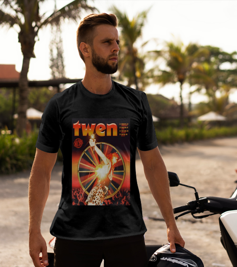 Twen Summer Heat Tour July 2026 Brooklyn Kingston Portland Boston T-Shirt