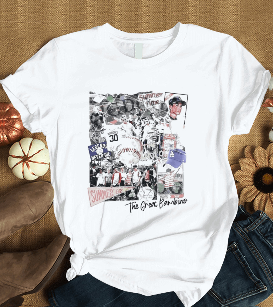 Nice The Sandlot Legends Never Die Classic Movie Scene Friends Forever T-Shirt
