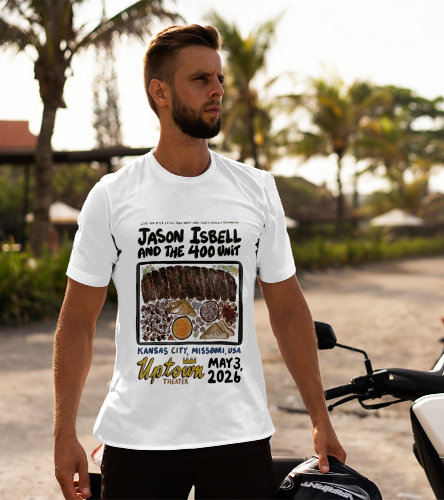 Jason Isbell And The 400 Unit Live Kansas City Uptown Theater May 3 2026 T-Shirt