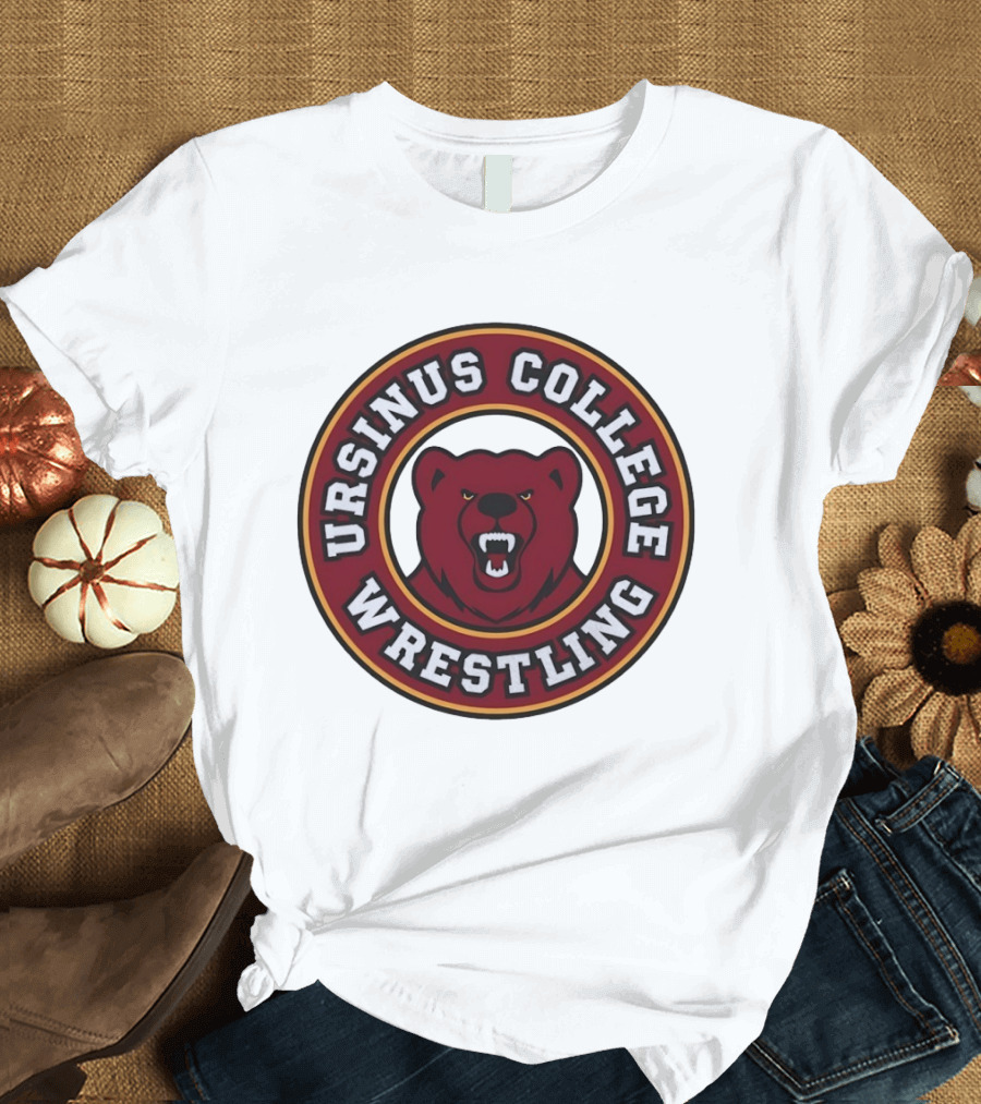 Ursinus College Bear Head Wrestling T-Shirt