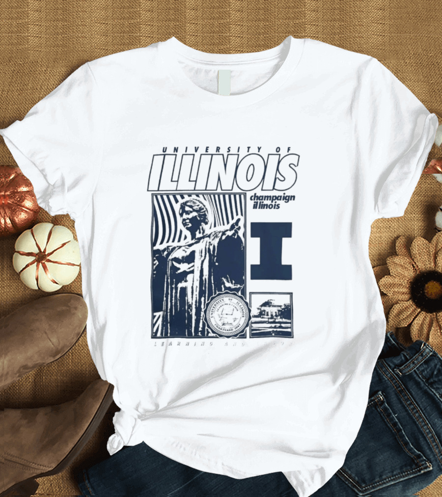 University Of Illinois Alma Mater Champaign Urbana Gameday Spirit T-Shirt