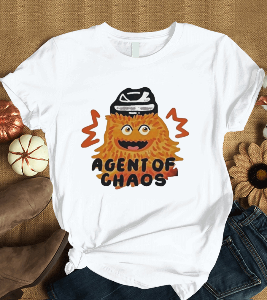 Gritty Agent Of Chaos Philadelphia Flyers T-Shirt