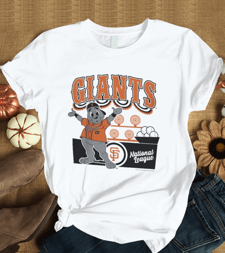 San Francisco Giants Mitchell & Ness Cream Step Back Up Giants National League T-Shirt