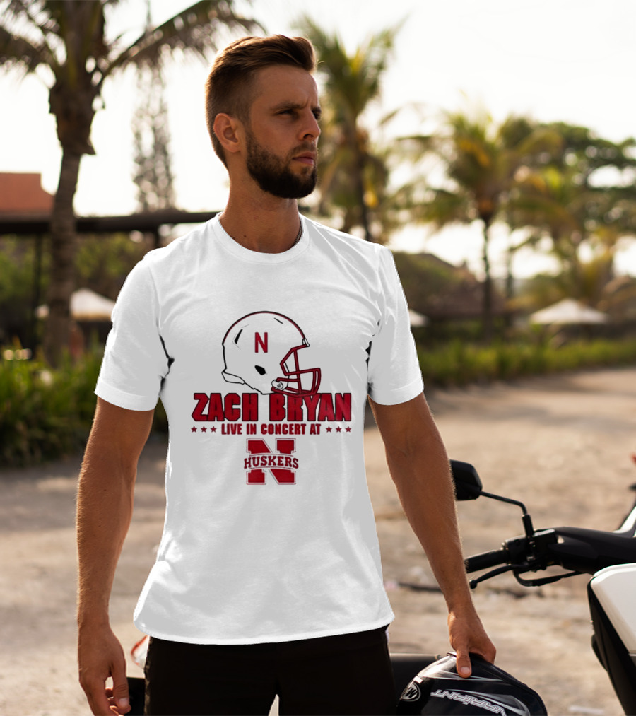 Zach Bryan Live In Concert At Nebraska Huskers 2026 T-Shirt