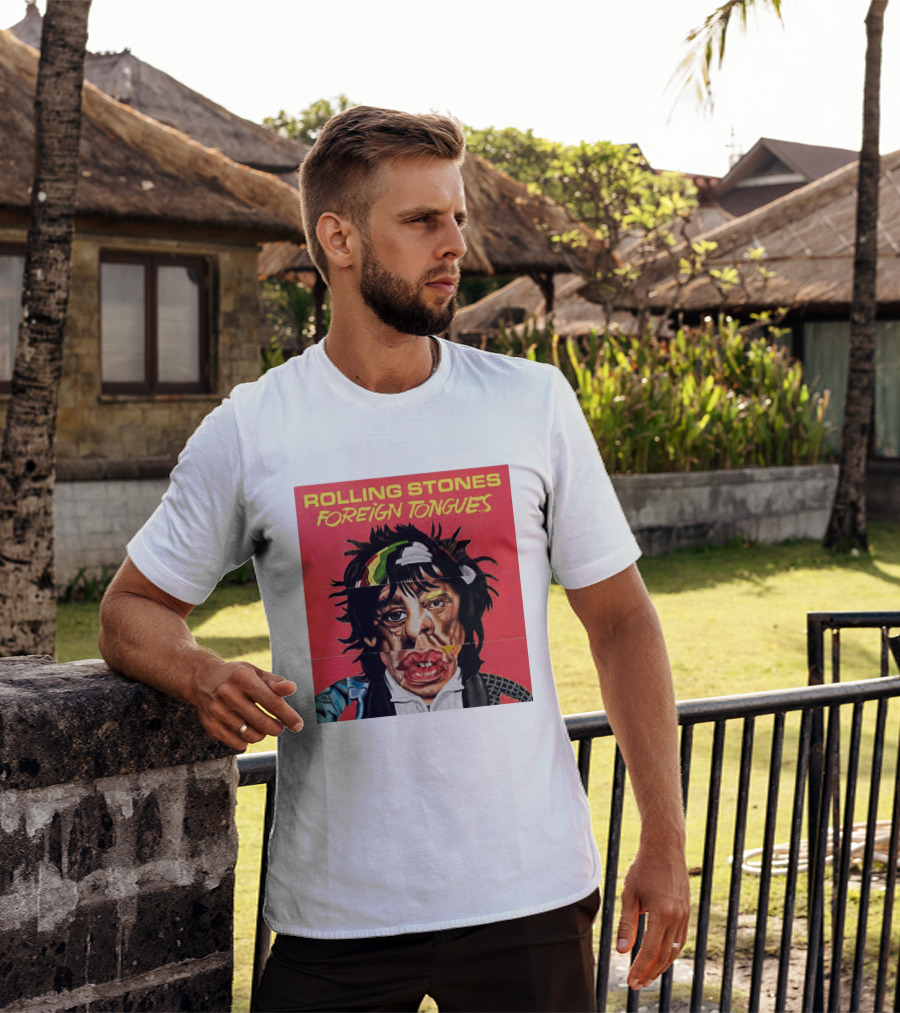 The Rolling Stones Foreign Tongues Album Cover Art 2026 T-Shirt