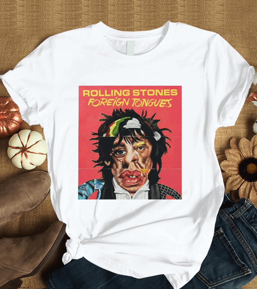 The Rolling Stones Foreign Tongues Album Cover Art 2026 T-Shirt
