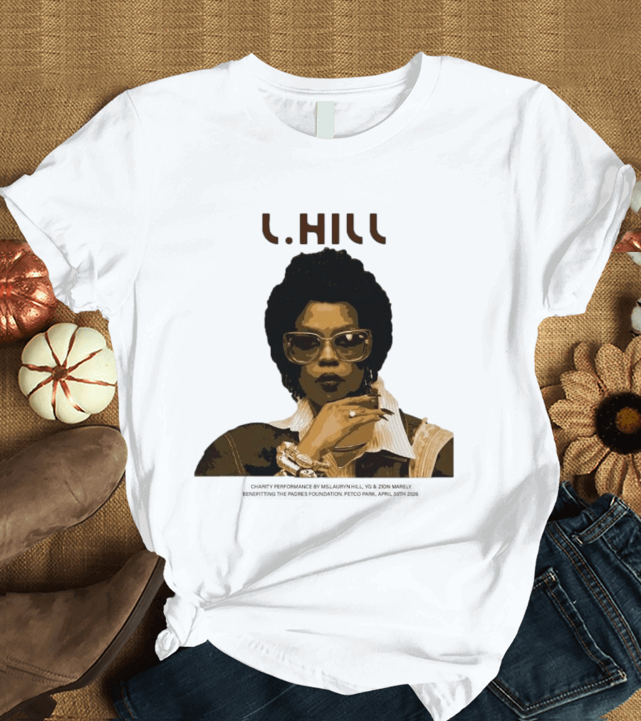 Ms Lauryn Concert Hill MLH Charity Dinner On The Diamond T-Shirt