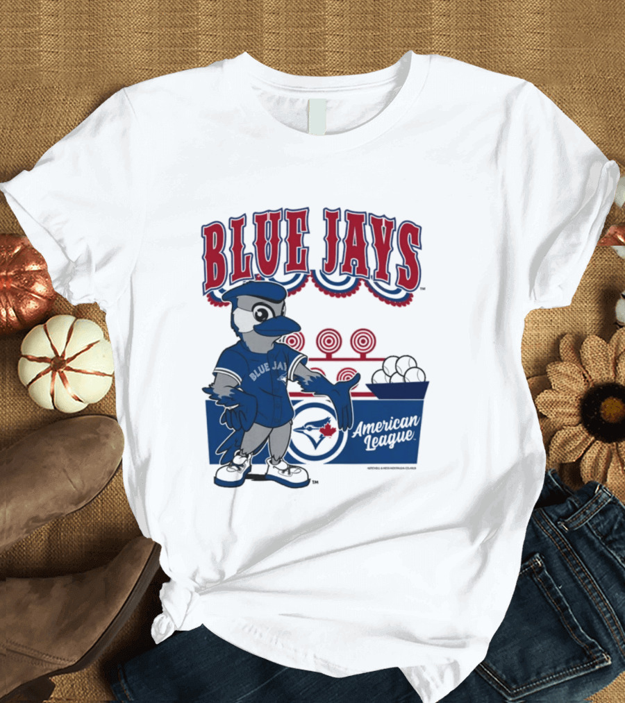 Toronto Blue Jays Mitchell Ness Step Back Up Cream American League T-Shirt