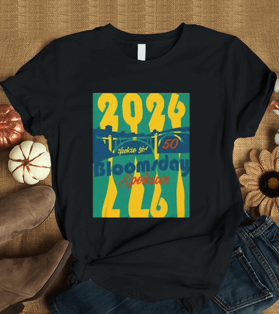 2026 Spokane Bloomsday 50th Race Hometown Pride Celebration T-Shirt