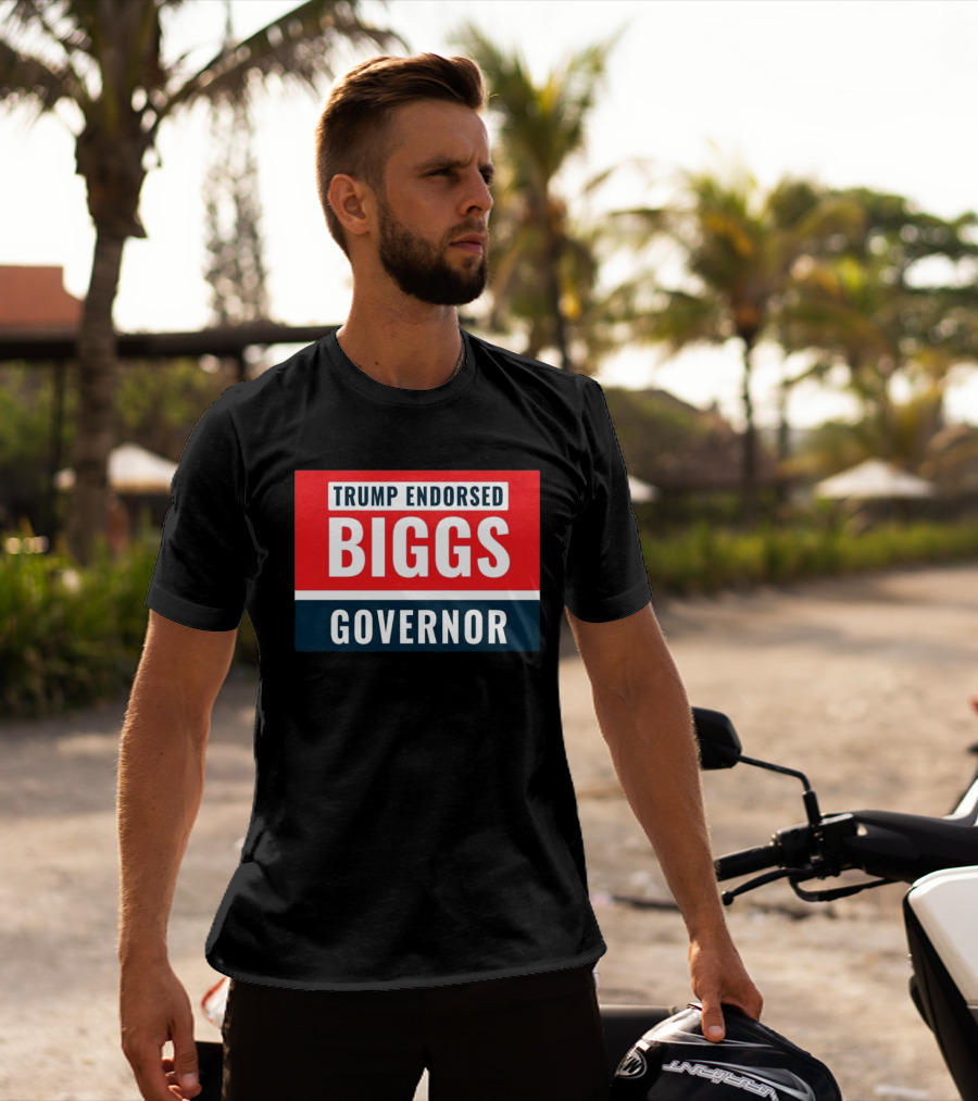 Biggs Governor Trump Endorsed Garment Dyed T-Shirt