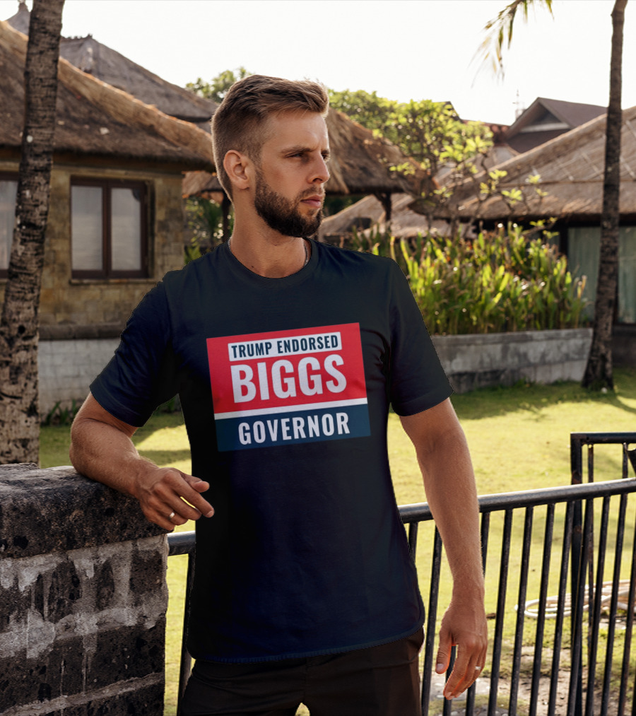 Biggs Governor Trump Endorsed Garment Dyed T-Shirt