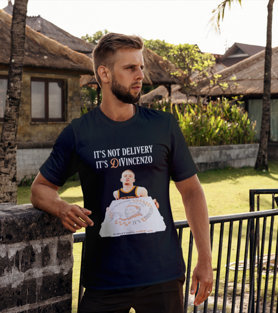 It's Not Delivery It's DiVincenzo Basketball Pizza Box T-Shirt