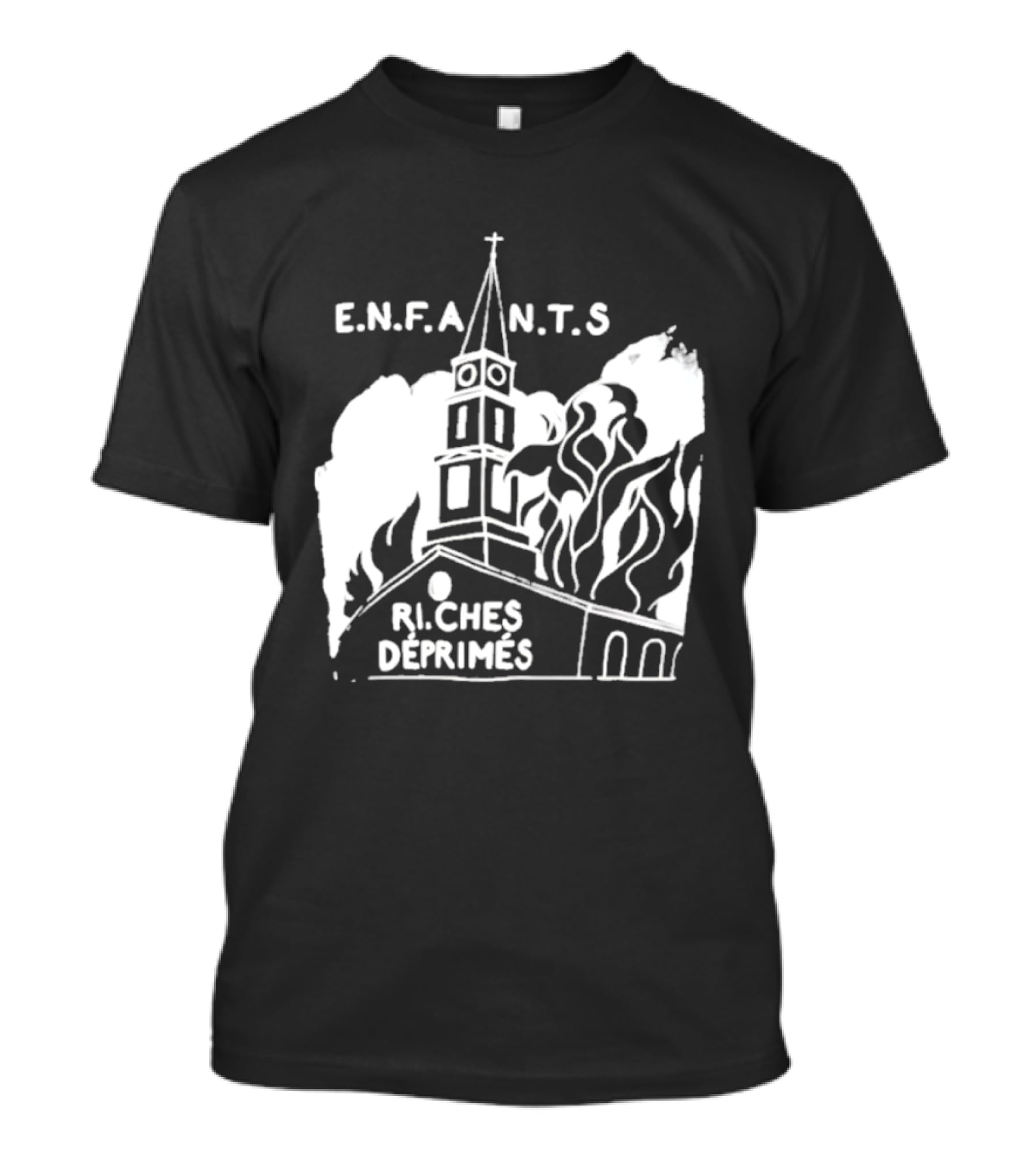 ENFANTS Riches Déprimés Burning Church Enhypen Wear T-Shirt