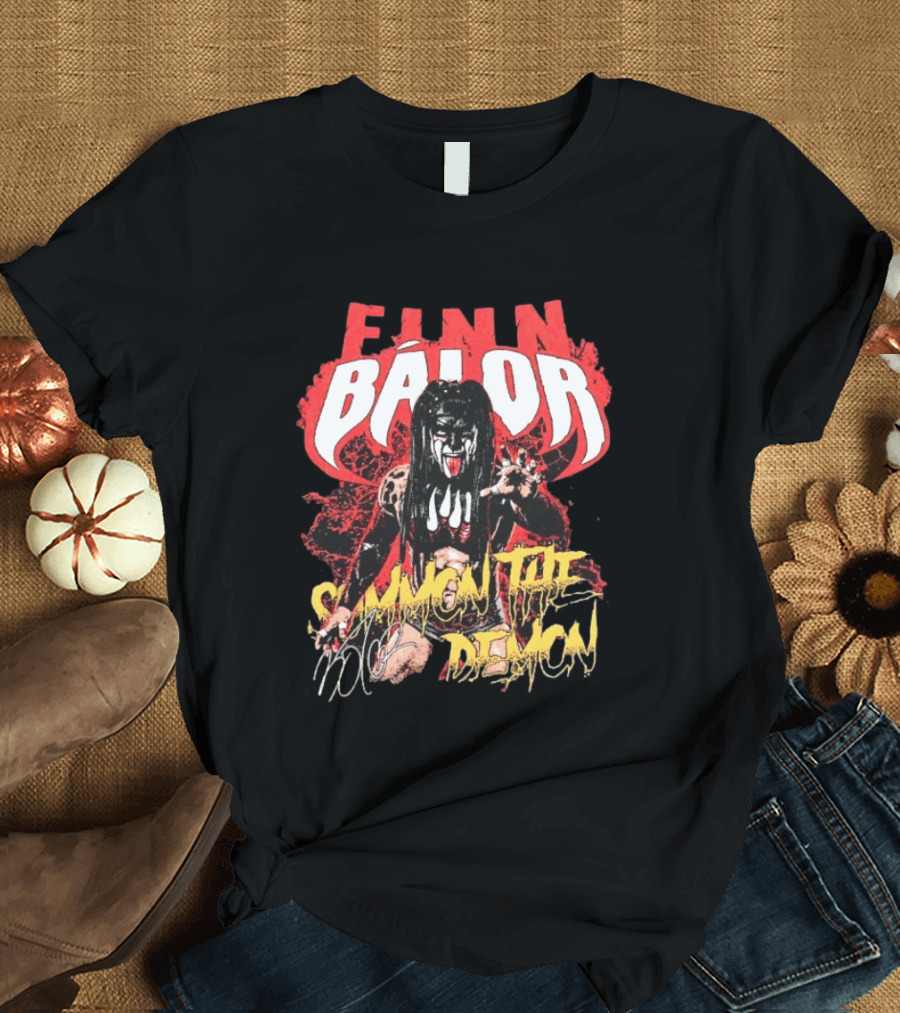 Finn Bálor Summon The Demon WWE Fan Merchandise T-Shirt