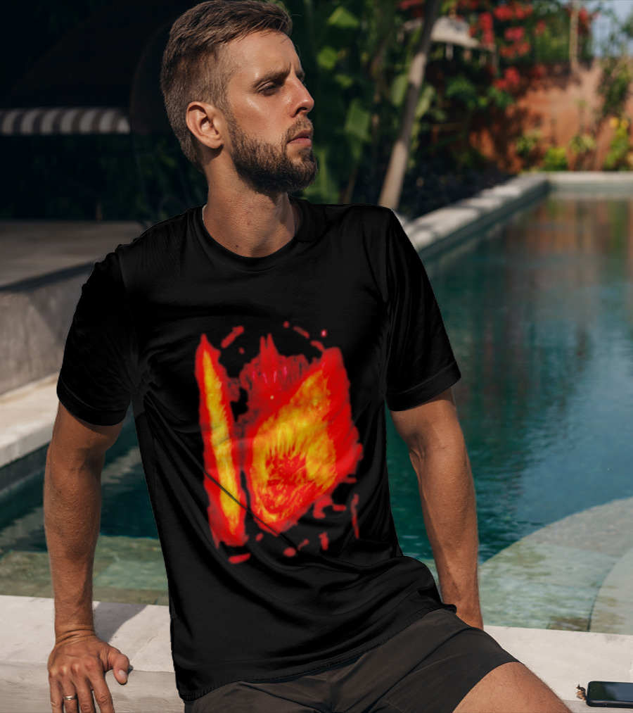 Flame Knight Fire Armor Blaze T-Shirt