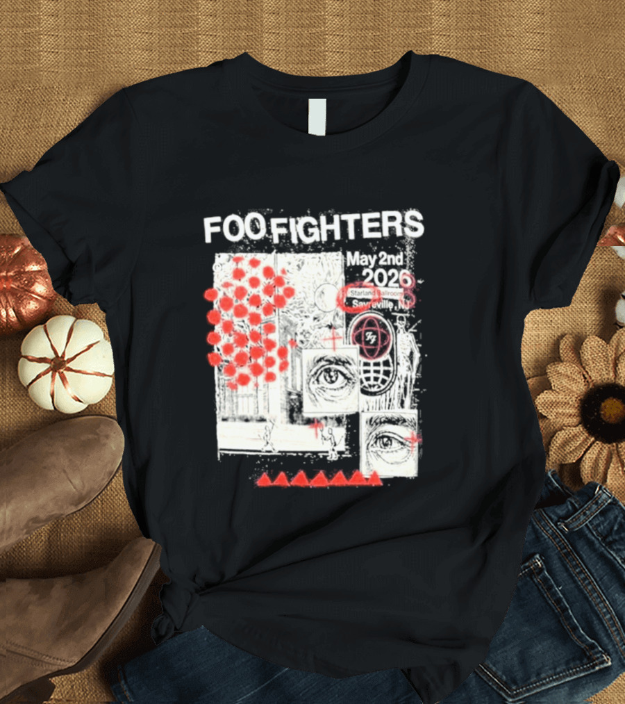 Foo Fighters Sayreville New Jersey 2026 Starland Ballroom May 2nd Your Favorite Toy T-Shirt