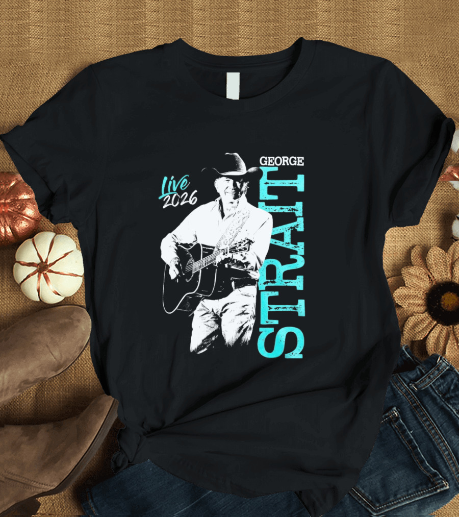 George Strait Live 2026 Death Valley Edition Black T-Shirt