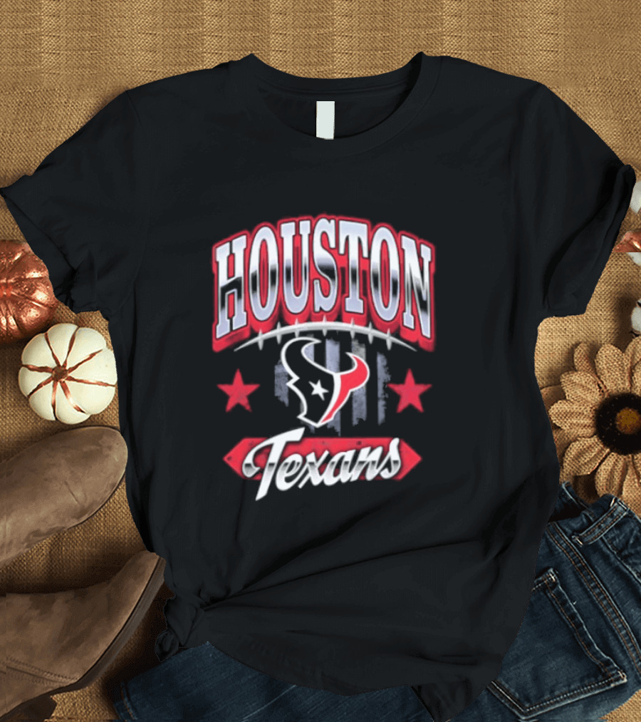Houston Texans 2026 Americana Stars And Stripes T-Shirt