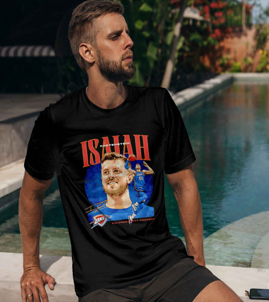 Isaiah Hartenstein 55 Oklahoma City Thunder NBA OKC Signature T-Shirt