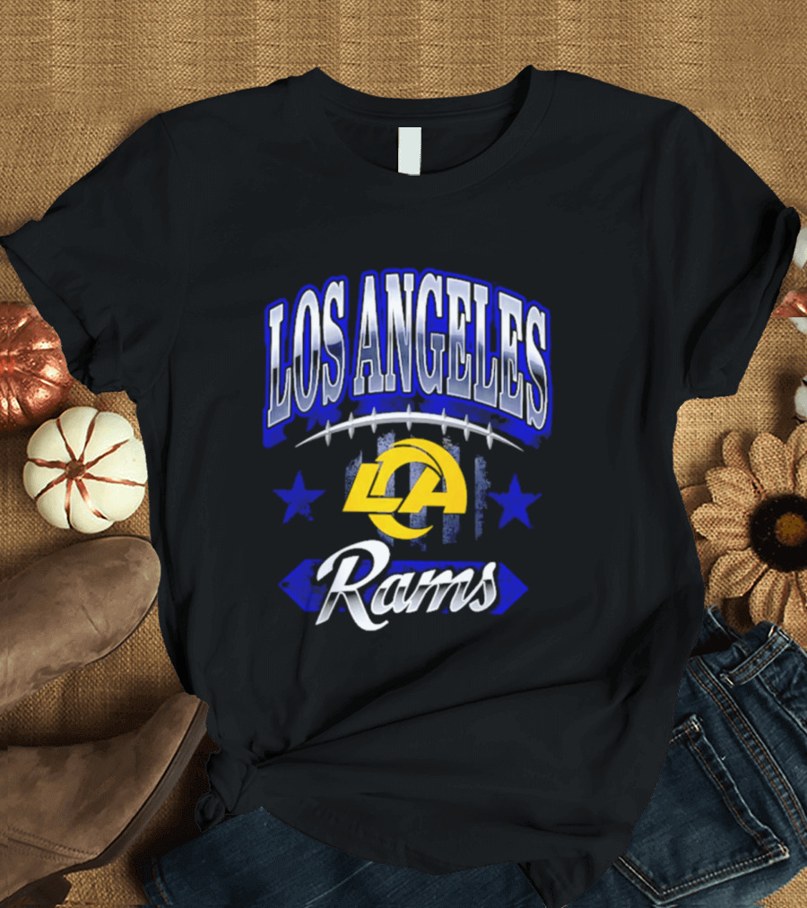 Los Angeles Rams Americana 2026 Stars And Football T-Shirt