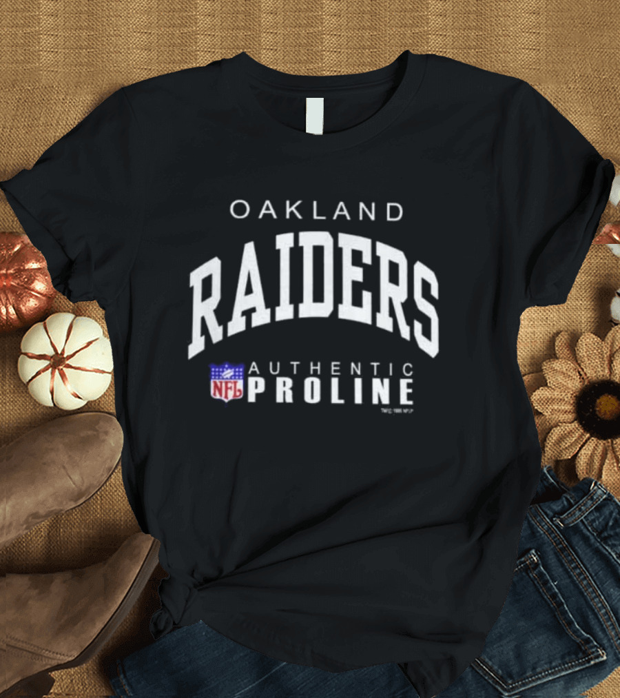 Oakland Raiders Authentic Pro Line NFL 1995 T-Shirt