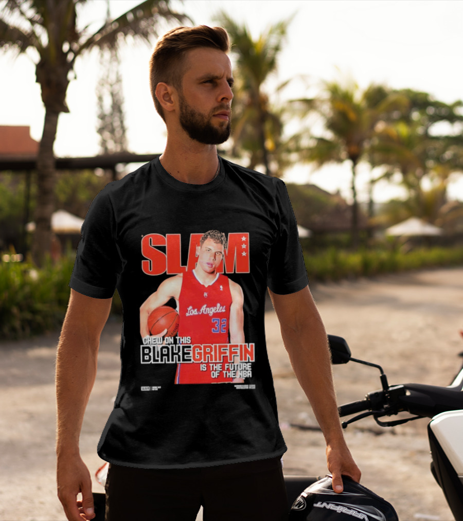 SLAM Los Angeles Clippers Blake Griffin Chew On This Is The Future Of The NBA T-Shirt
