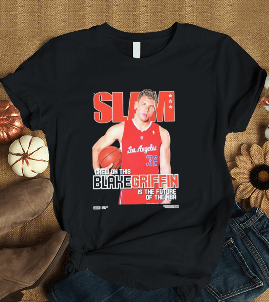 SLAM Los Angeles Clippers Blake Griffin Chew On This Is The Future Of The NBA T-Shirt