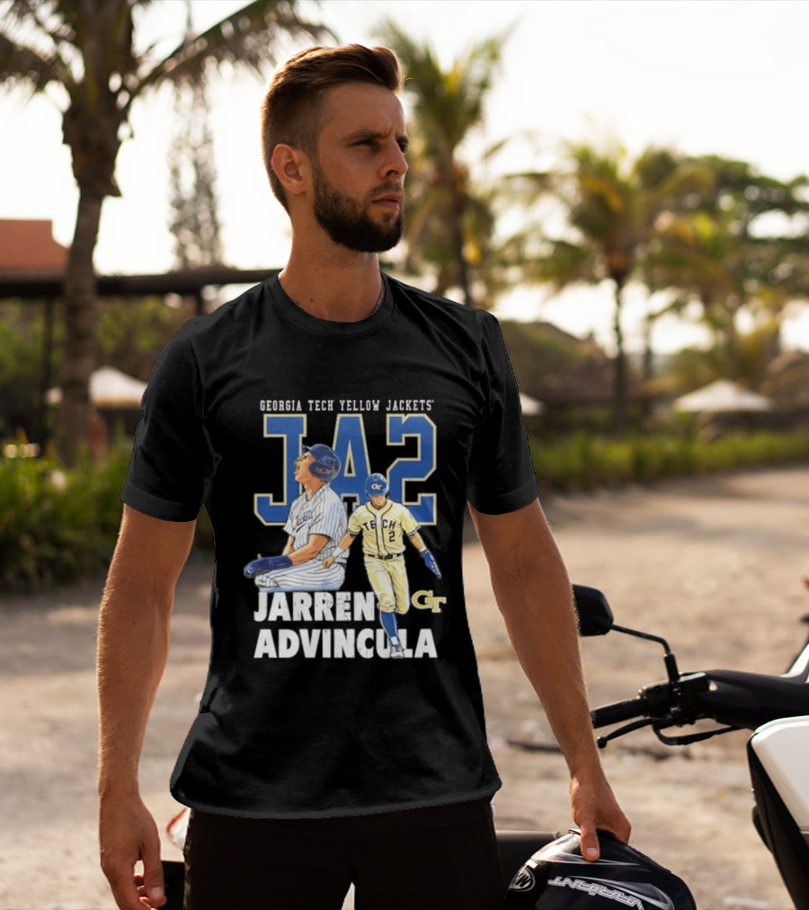 Georgia Tech Yellow Jackets JA2 Jarren Advincula T-Shirt