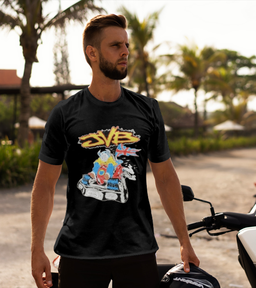 JVB Tour UK 2026 Viking Racer With Union Jack Flag T-Shirt