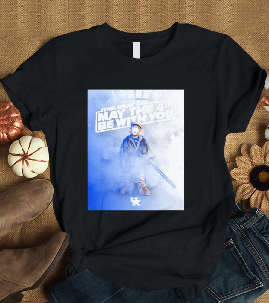 Star Wars Day May The 4th Be With You Kentucky Wildcats T-Shirt