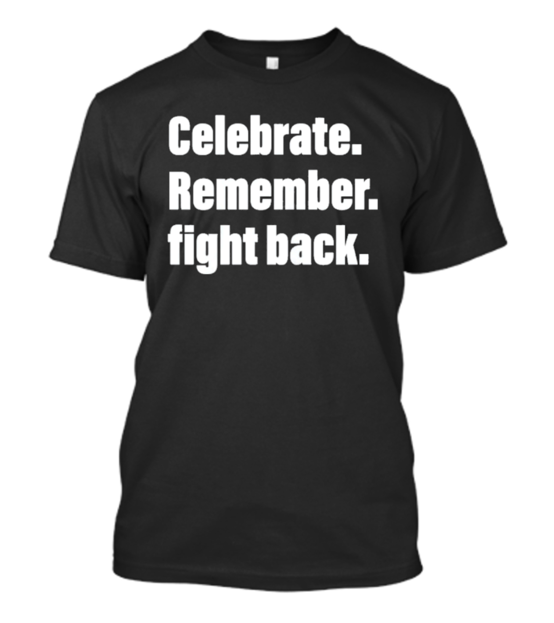 Celebrate Remember Fight Back Garment Dyed T-Shirt