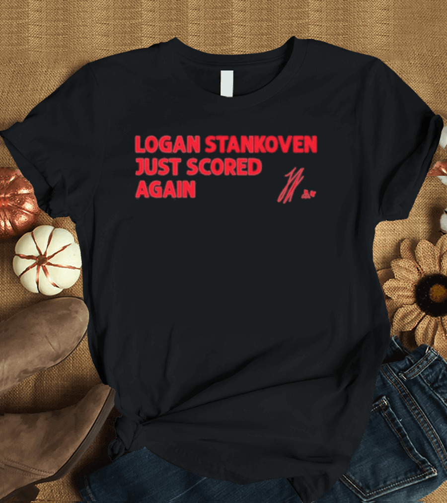 Logan Stankoven Just Scored Again 11 57 T-Shirt