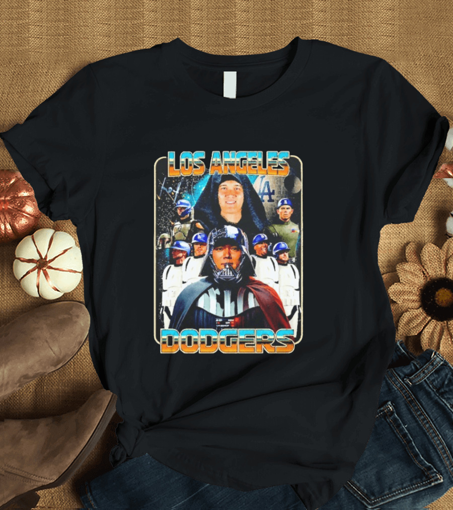 Los Angeles Dodgers Star Wars May The 4th Celebration T-Shirt