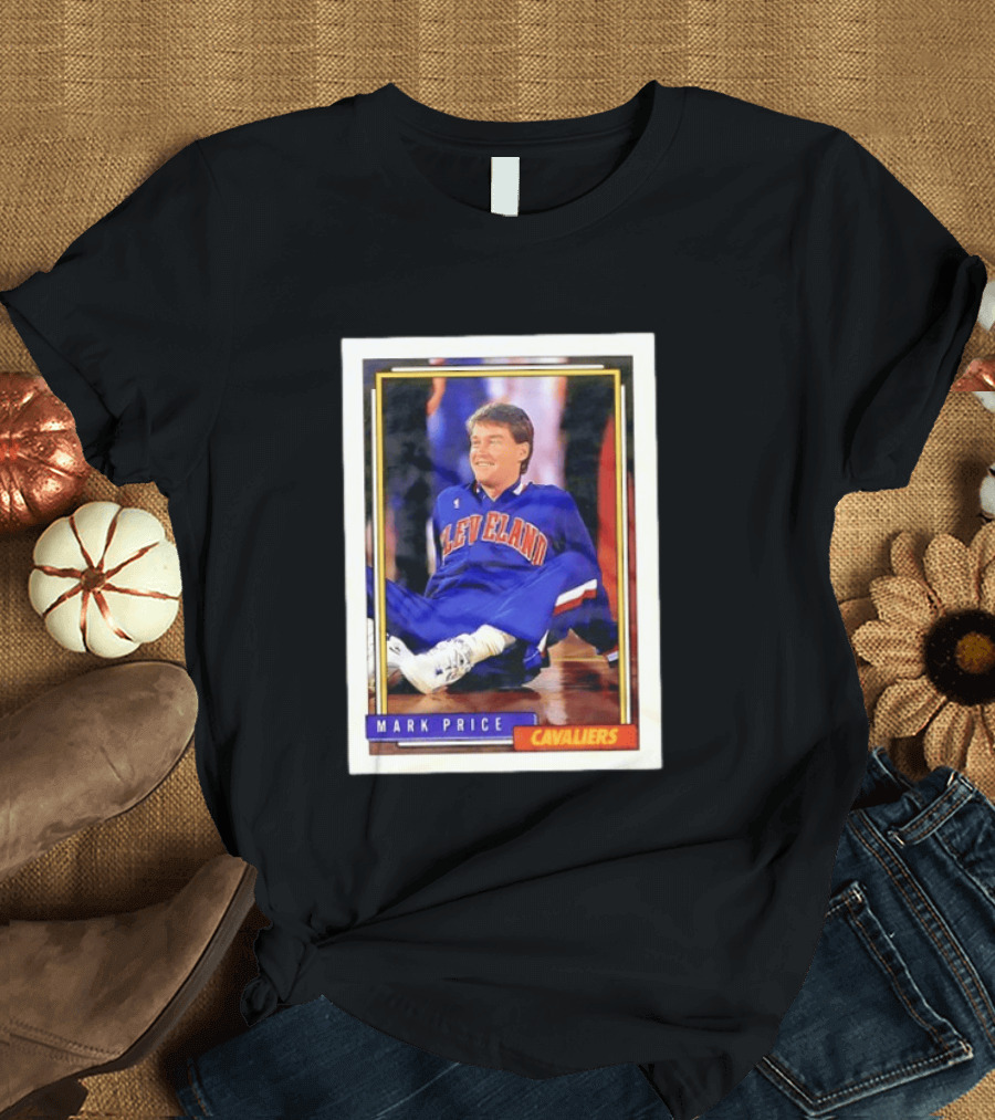 Cleveland Cavaliers Mark Price 1992 Basketball Trading Card Classic Moment T-Shirt