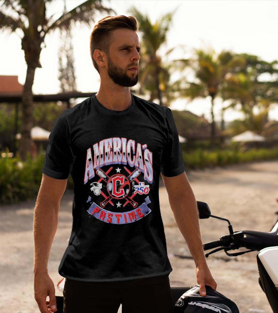 Cleveland Guardians 250th Anniversary America's Pastime T-Shirt