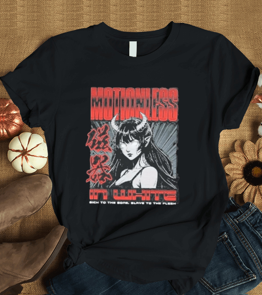 Motionless In White Rich To The Bone Slave To The Flesh Tour 2026 T-Shirt