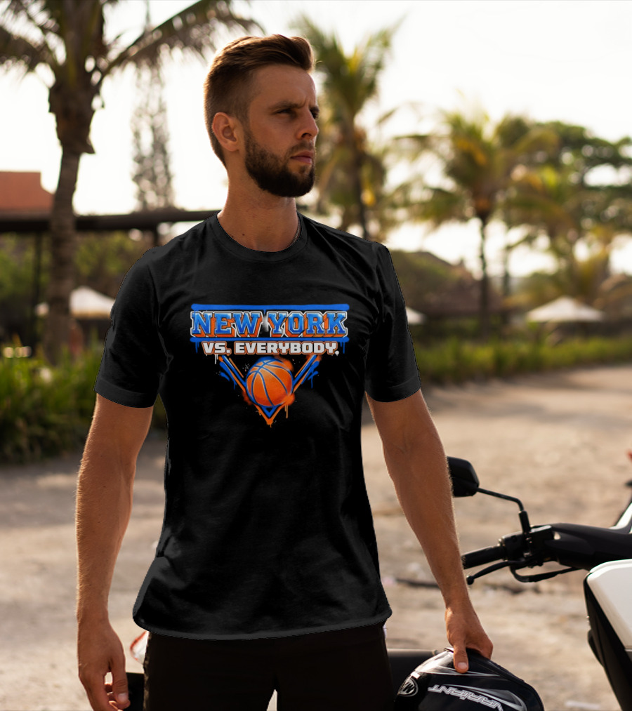 New York Vs Everybody Knicks Basketball NBA 2026 T-Shirt
