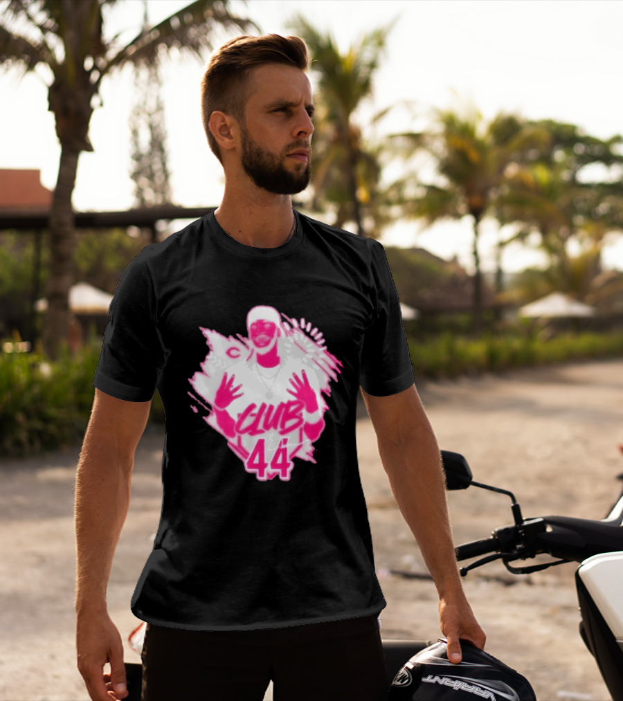 Elly De La Cruz Club 44 Pink Cincinnati Baseball T-Shirt