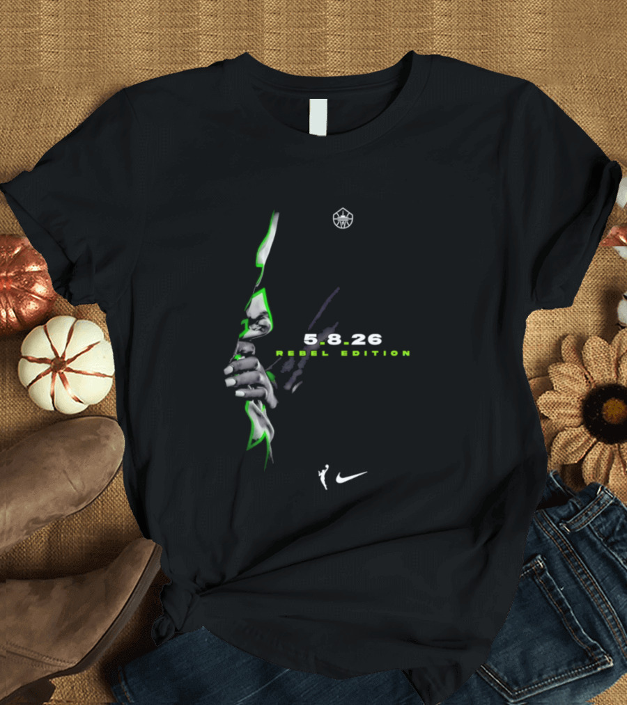Seattle Storm Nike WNBA 5 8 26 Rebel Edition T-Shirt