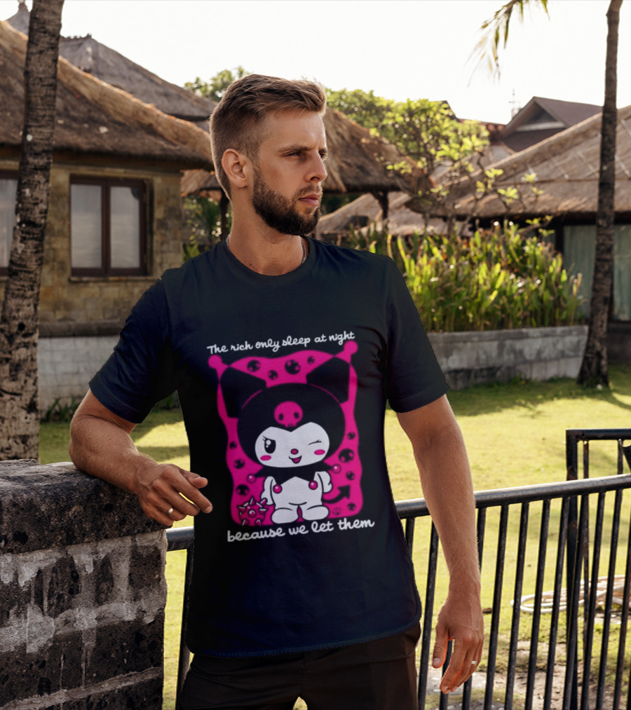 The Rich Only Sleep At Night Because We Let Them Cat T-Shirt