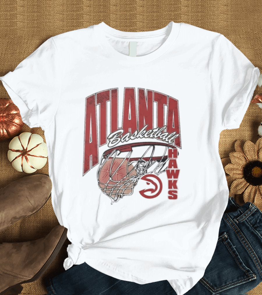 Atlanta Hawks Basketball Script Swish 2026 T-Shirt