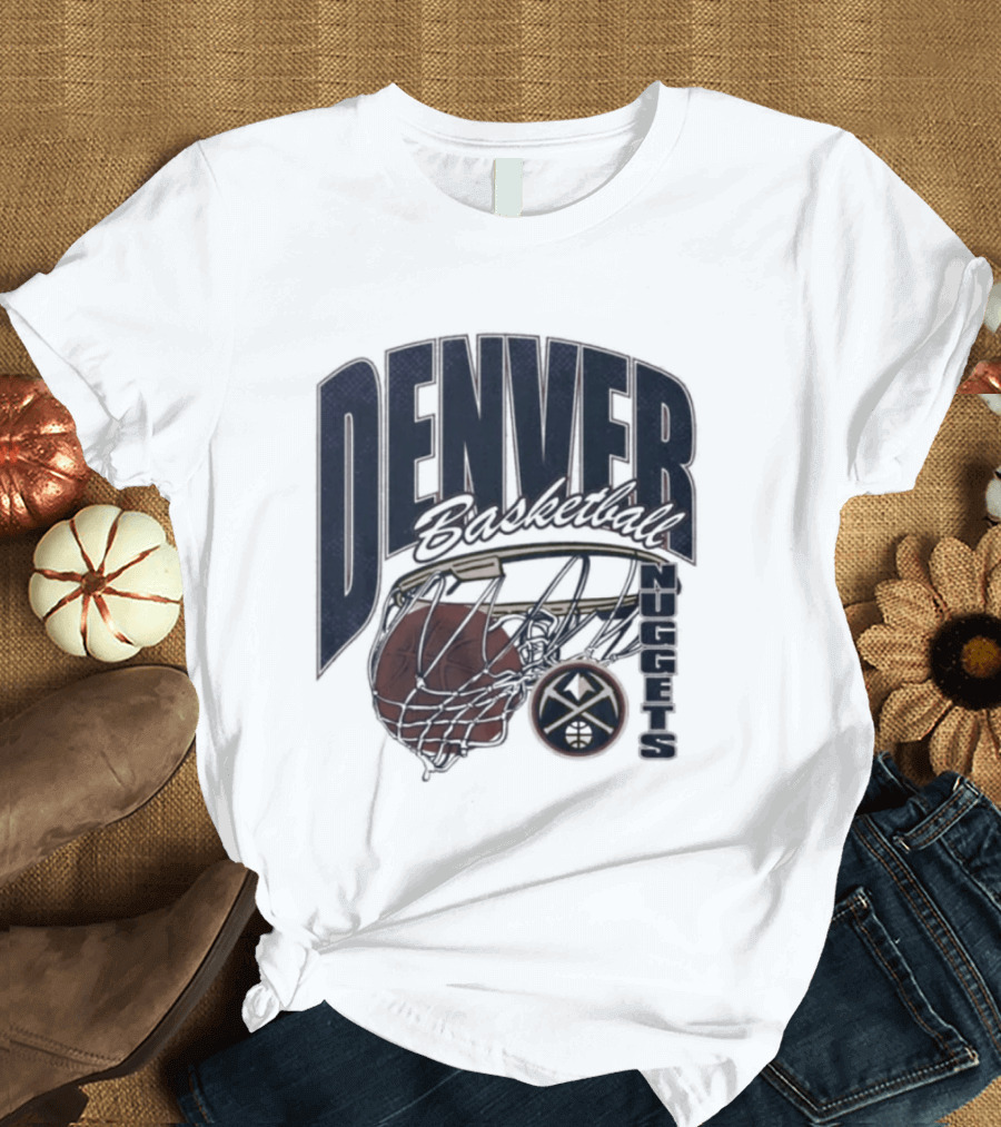 Denver Basketball 2026 Nuggets Script Swish T-Shirt