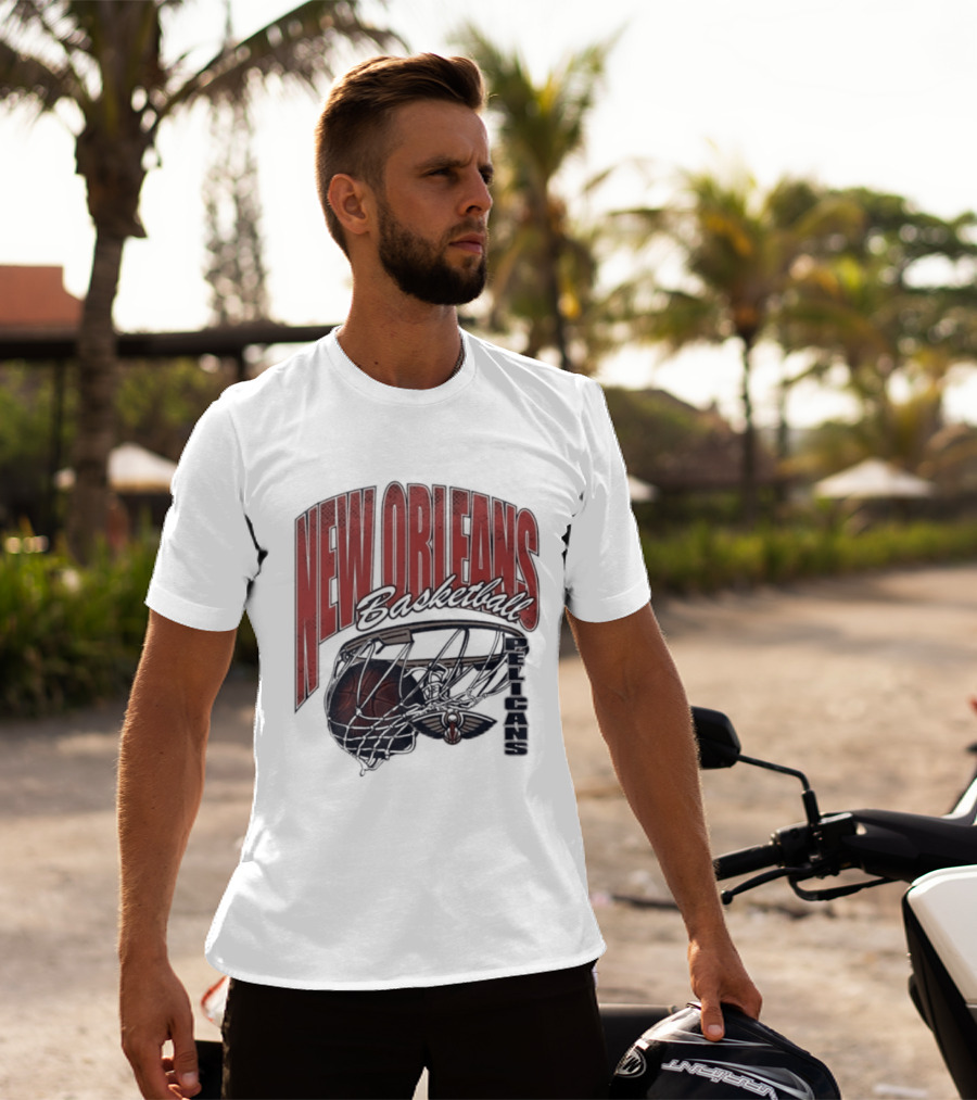 New Orleans Basketball Swish 2026 Pelicans T-Shirt